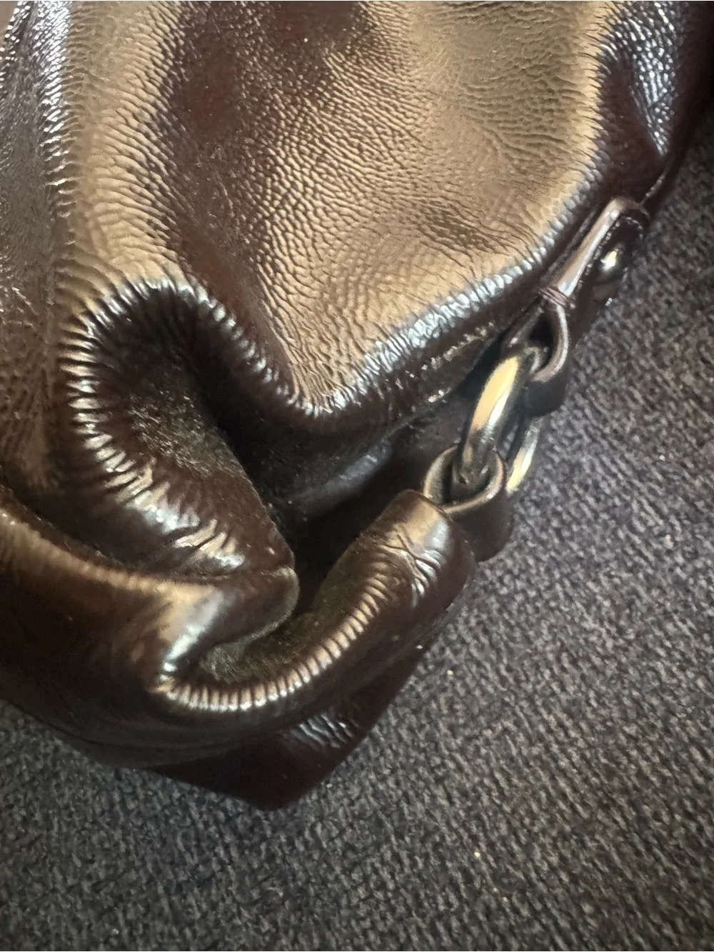 Coach Ashley Satchel - Mahogany (Dark brown) EUC  - F20464